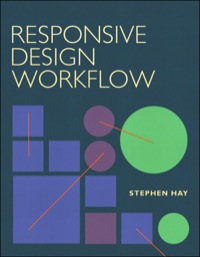 Imagen de portada: Responsive Design Workflow 1st edition 9780321887863