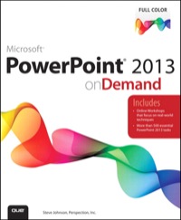 Imagen de portada: PowerPoint 2013 on Demand 1st edition 9780133353051