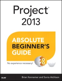 Imagen de portada: Project 2013 Absolute Beginner's Guide 1st edition 9780789750556