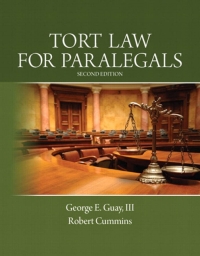 Cover image: Tort Law for Paralegals 2nd edition 9780133067941