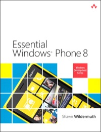 Imagen de portada: Essential Windows Phone 8 2nd edition 9780321904942