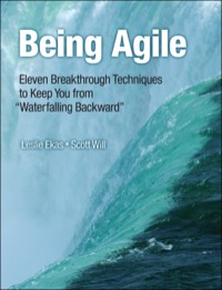 Imagen de portada: Being Agile 1st edition 9780133375626