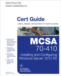 Immagine di copertina: MCSA 70-410 Cert Guide R2 1st edition 9780789748805