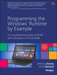 Imagen de portada: Programming the Windows Runtime by Example 1st edition 9780321927972