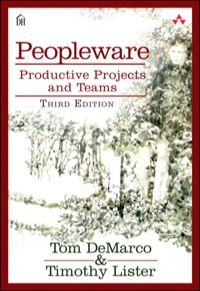 Cover image: Peopleware 3rd edition 9780321934116