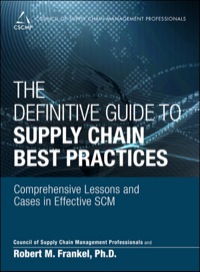 صورة الغلاف: Definitive Guide to Supply Chain Best Practices, The 1st edition 9780133448757