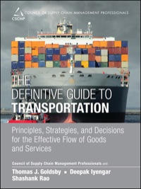 Cover image: Definitive Guide to Transportation, The 1st edition 9780133449099