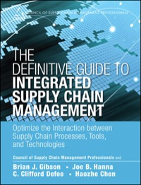 Cover image: Definitive Guide to Integrated Supply Chain Management, The 1st edition 9780133453928