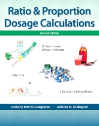 Imagen de portada: Ratio & Proportion Dosage Calculation 2nd edition 9780133107203