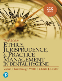 Cover image: Ethics, Jurisprudence and Practice Management in Dental Hygiene, 2022 Update 3rd edition 9780131394926