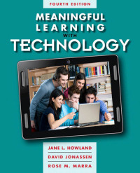 Cover image: Meaningful Learning with Technology 4th edition 9780132565585