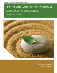 Cover image: Leadership and Organizational Behavior in Education 1st edition 9780137050444