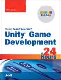 Cover image: Unity Game Development in 24 Hours, Sams Teach Yourself 1st edition 9780672336966