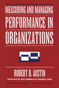 Titelbild: Measuring and Managing Performance in Organizations 1st edition 9780133492071