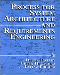 Cover image: Process for System Architecture and Requirements Engineering 1st edition 9780133492002