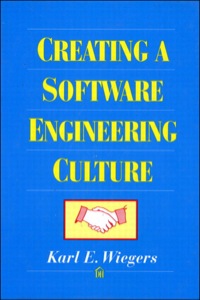 Omslagafbeelding: Creating a Software Engineering Culture 1st edition 9780133489293