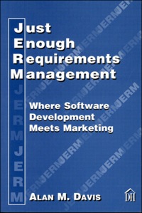 Imagen de portada: Just Enough Requirements Management 1st edition 9780133491319