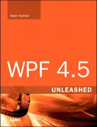 Omslagafbeelding: WPF 4.5 Unleashed 1st edition 9780672336973