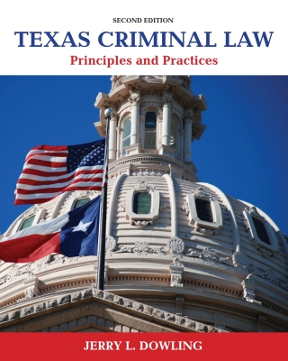 Cover image: Texas Criminal Law 2nd edition 9780133512571