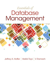 Cover image: Essentials of Database Management 1st edition 9780133405682
