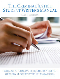RI書籍 The Criminal Justice Student Writer's Manual 6th edition