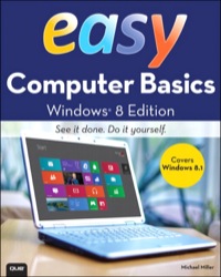 Cover image: Easy Computer Basics, Windows 8.1 Edition 1st edition 9780789752321