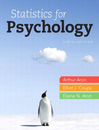 Cover image: Statistics for Psychology 6th edition 9780205258154