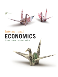 Cover image: International Economics 9th edition 9780321783868
