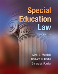 Cover image: Special Education Law 3rd edition 9780137416028