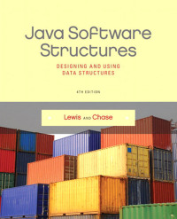 Cover image: Java Software Structures 4th edition 9780273793328