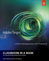 Cover image: Adobe Target Classroom in a Book 1st edition 9780321962874