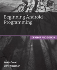 صورة الغلاف: Beginning Android Programming 1st edition 9780321956569