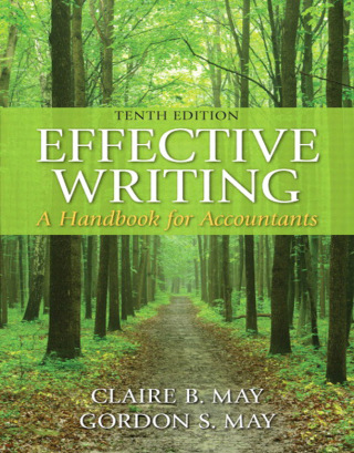 Omslagafbeelding: Effective Writing: A Handbook for Accountants 10th edition 9780133579499