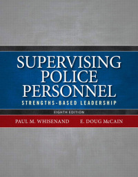 Cover image: Supervising Police Personnel 8th edition 9780133483550