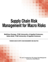 Imagen de portada: Supply Chain Risk Management for Macro Risks 1st edition 9780133585865