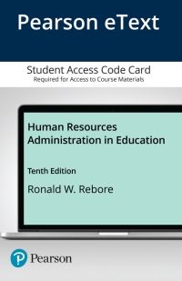 Cover image: Human Resources Administration in Education -- Enhanced Pearson eText 10th edition 9780133588019