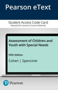 Cover image: Assessment of Children and Youth with Special Needs 5th edition 9780133743845