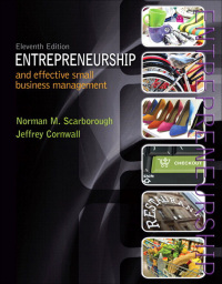 Cover image: Entrepreneurship and Effective Small Business Management 11th edition 9780133506327