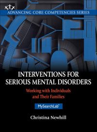 Omslagafbeelding: Interventions for Serious Mental Disorders 1st edition 9780205730650