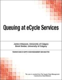 صورة الغلاف: Queuing at eCycle Services 1st edition 9780133757866