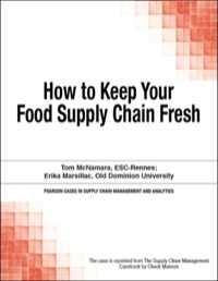 Cover image: How to Keep Your Food Supply Chain Fresh 1st edition 9780133758368