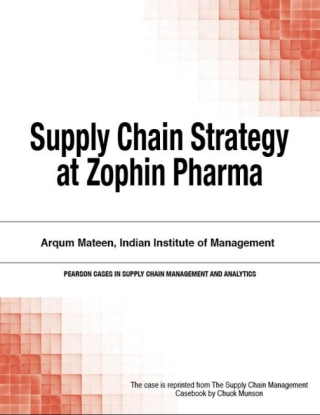 Cover image: Supply Chain Strategy at Zophin Pharma 1st edition 9780133758559
