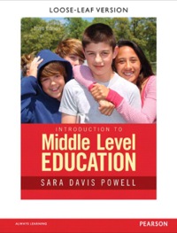 Cover image: Introduction to Middle Level Education 3rd edition 9780133752434