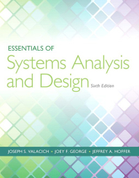 Cover image: Essentials of Systems Analysis and Design 6th edition 9780133546231