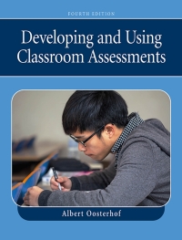 Cover image: Developing and Using Classroom Assessments 4th edition 9780132414296