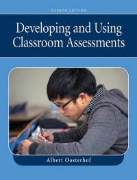 Cover image: Developing and Using Classroom Assessments 4th edition 9780132414296