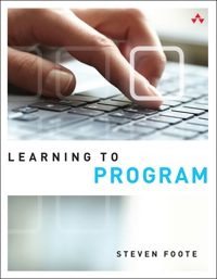 Cover image: Learning to Program 1st edition 9780789753397