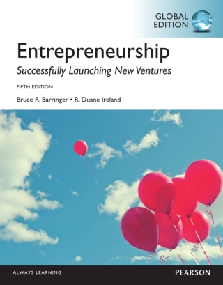 Cover image: Entrepreneurship: Successfully Launching New Ventures 5th edition 9780133797190