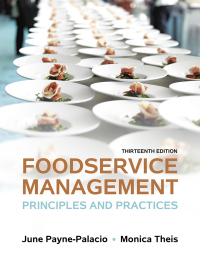 Cover image: Foodservice Management: Principles and Practices 13th edition 9780133762754