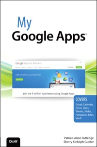 Cover image: My Google Apps 1st edition 9780789752956